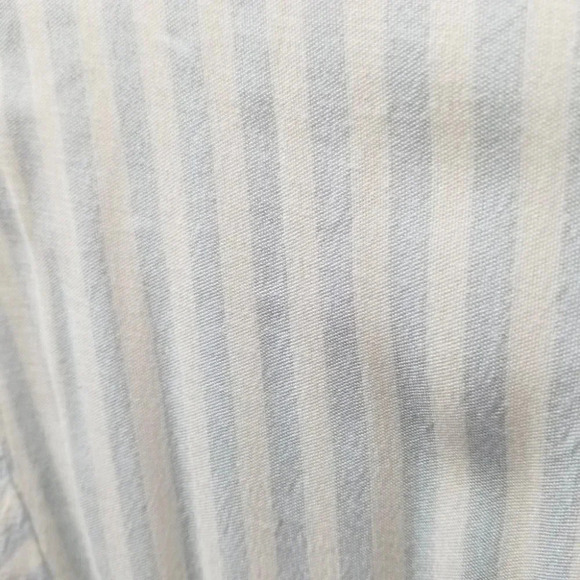 Torrid Blue & White Striped Challis Wrap Dress 00 - Picture 6 of 13